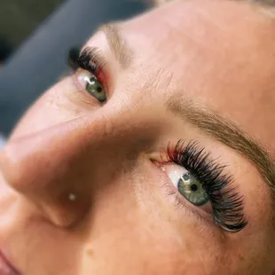 Volume with a pop of color