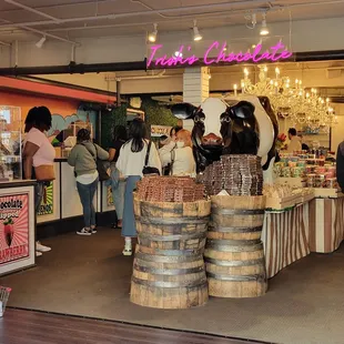 people shopping in a store