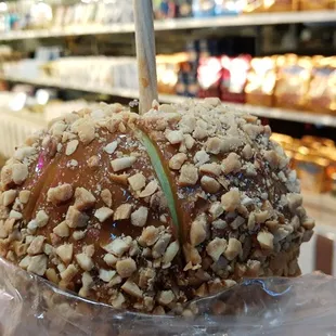 Caramel Apple (can request to have it cut up)