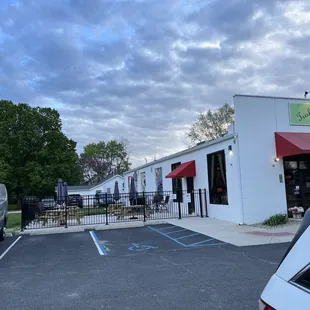 Outside dining