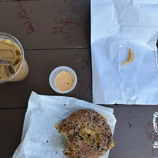 Vegan breakfast sandwich &amp; dirty chai