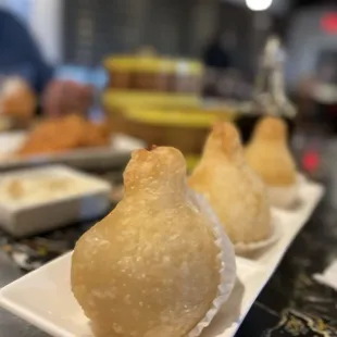 Deep fried pork dumpling