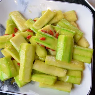 Steamed Zucchini In Broth