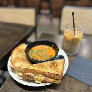 The food was okay, but costly for quality and portion, and it's not really what I want to eat every time I have coffee.