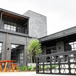 the outside of the building