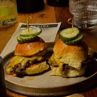 Sliders, probably my favorite item we ordered