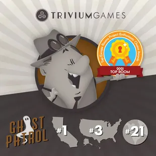 Ghost Patrol ranked #1 escape room in California!