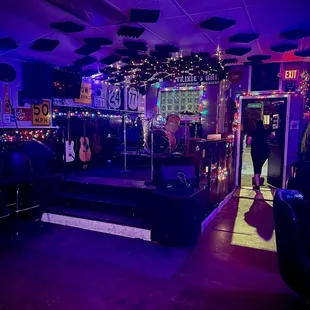 Great stage! Open mic night on Wednesdays