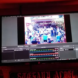 Updated outdoor stage. Nice