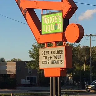 a neon sign