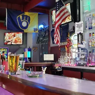 a man at the bar