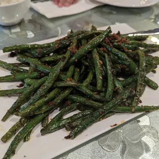 75.  Sichuan Style Green Bean with Ground Pork