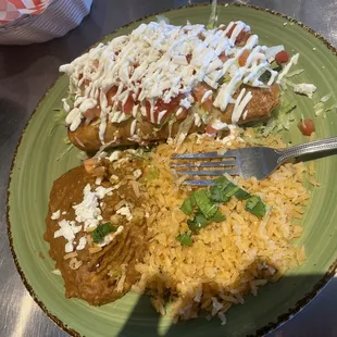Chimichanga shredded beef