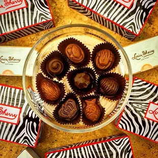 Sweet Somethings! Add a Tin of Louis Sherry Chocolates. Available in 2 piece, 12 piece &amp; 24 piece