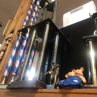 Trophy&apos;s and pigs for days