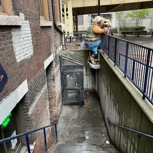 Don't let the entrance hold you up for going to this dive bar!