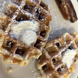 Chocolate chip waffles