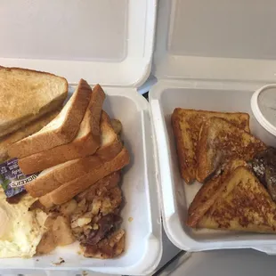 Breakfast Combo #1 and French Toast