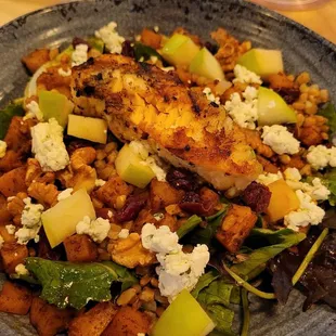 Salmon Fall Harvest Salad