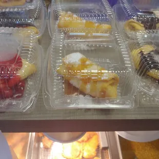 Handmade, in-house Chimicheesecake- cherry, fudge and caramel. They were so yummy, I bought 4 more to bring home.