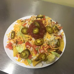 nachos, food