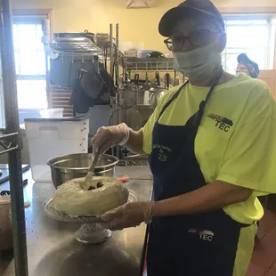 Sheila is our front house person!