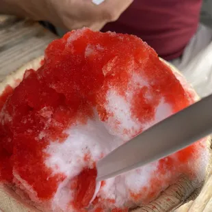 Hawaiian shaved ice