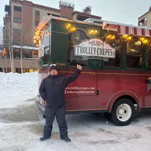In front of the Quandary Grille !