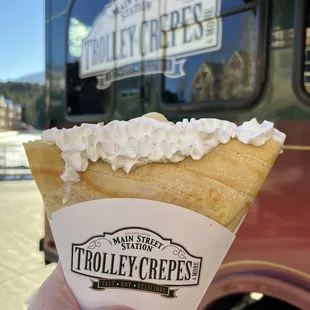 Bananas Foster Crepe