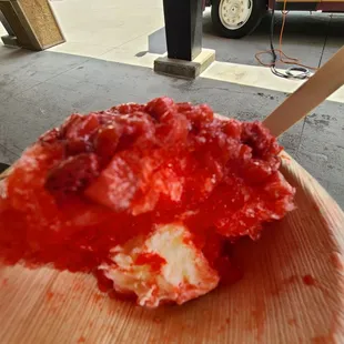 Ice cream in the middle