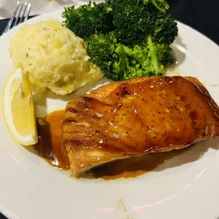 Scottish salmon with teriyaki