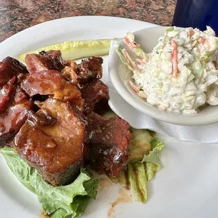 The daily special - pork barbecue without bun