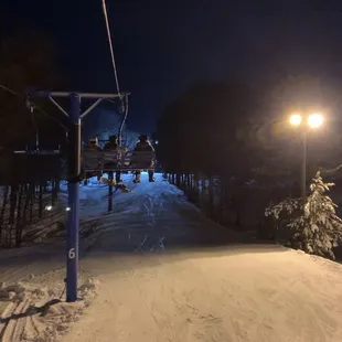 Shot from the ski lift
