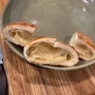 An empty apple pastry. No filling at all.