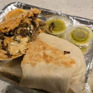 Asada burrito