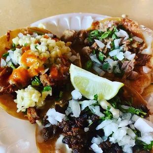 Tacos - Al Pastor, Asada, Suadero