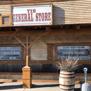 the outside of a store