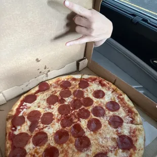 Pepperoni pizza