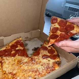 12&quot; Cheese Pizza Small half pepperoni
