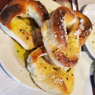 Garlic rolls, overcooked