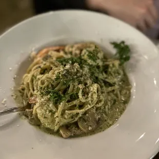 a pasta dish