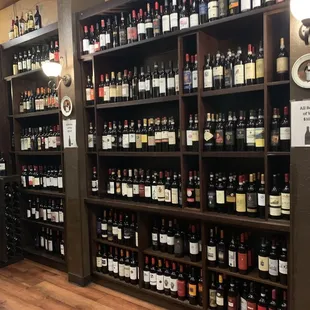 a wine store