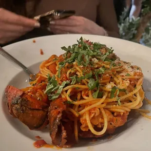 Spaghetti with Lobster