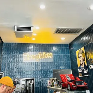 two men preparing food