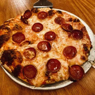 Pepperoni pizza