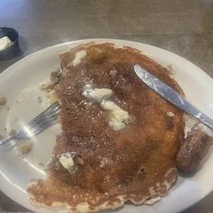 Pancakes are amazing and HUGE