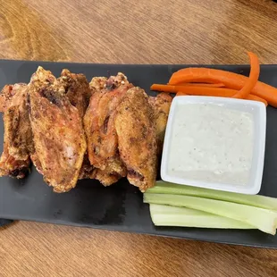 Cajun rub chicken wings
