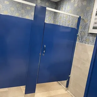 Inside women&apos;s restroom (3 stall restroom)