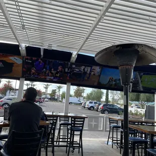 Outside patio