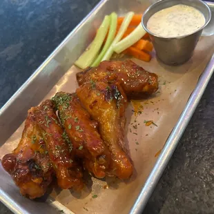 Tropical habanero wings